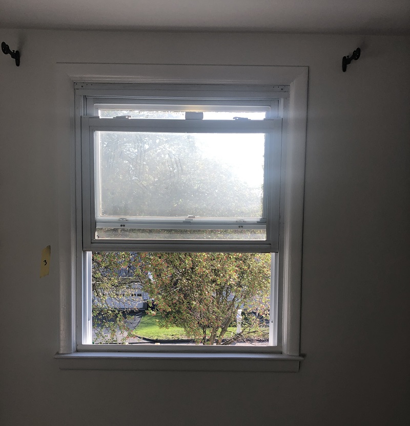 Poorly installed vinyl replacement windows